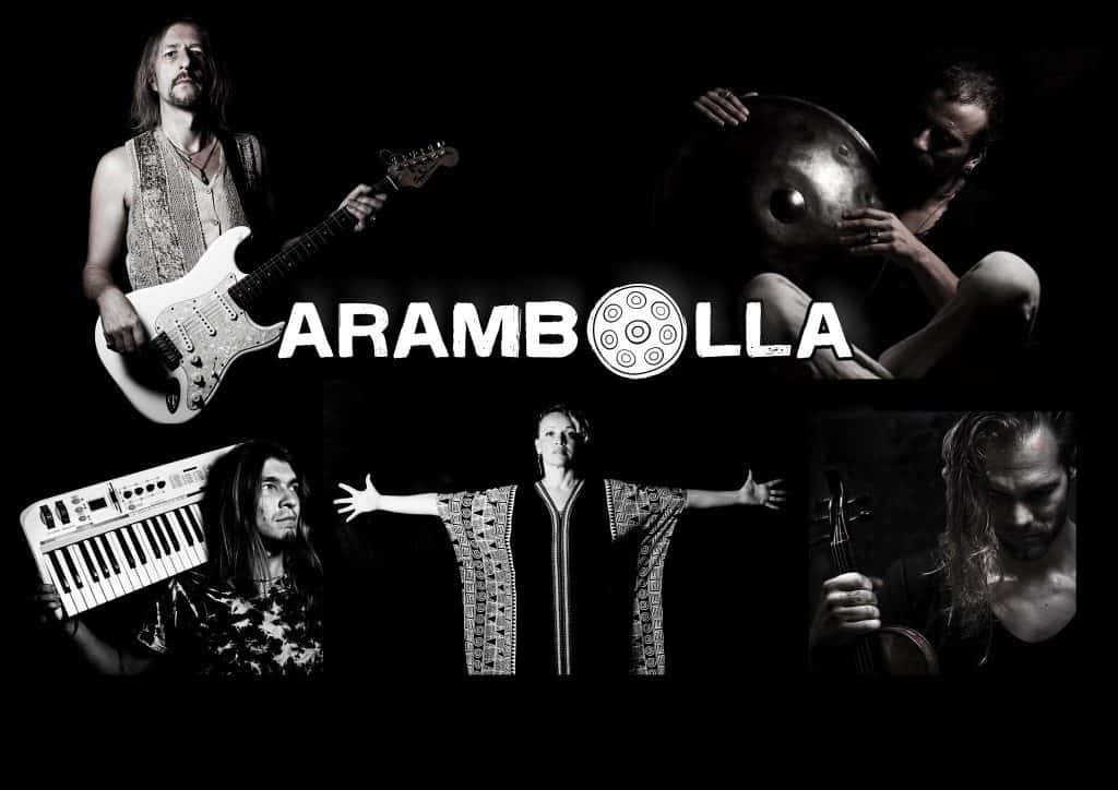 Davide Swarup mit seiner Band Arambolla Davide Swarup mit seiner Band Arambolla