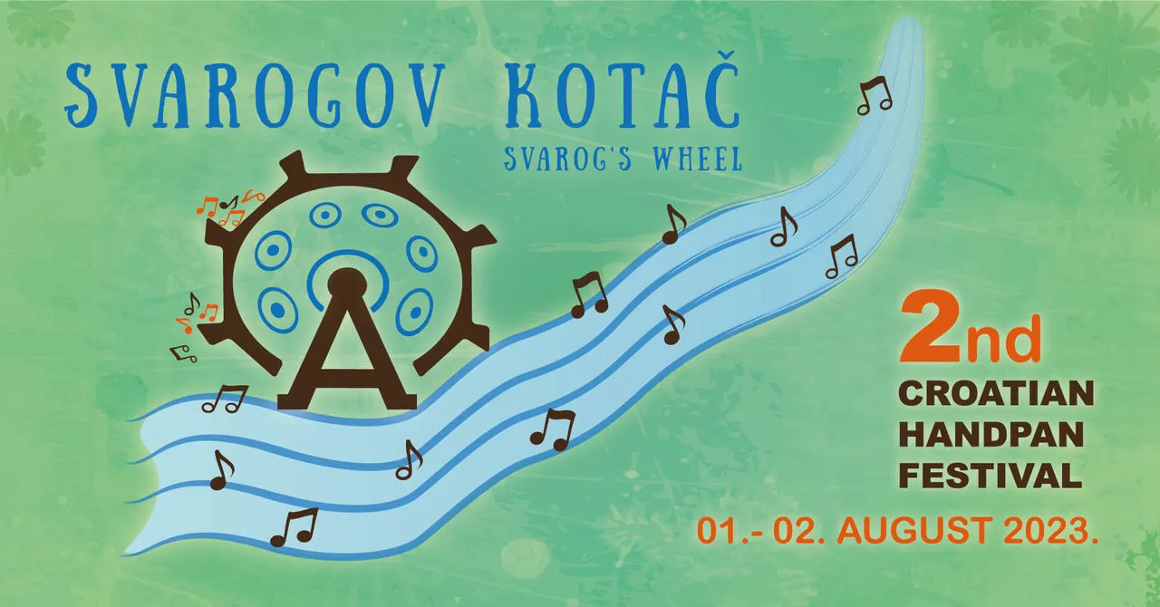 Svarog's Wheel 2023 Croatia Handpan Festival Flyer