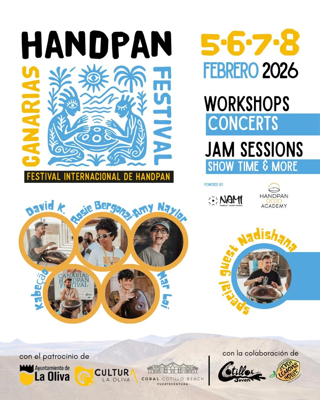 Handpan Festival auf den Kanarischen Inseln, Februar 2026