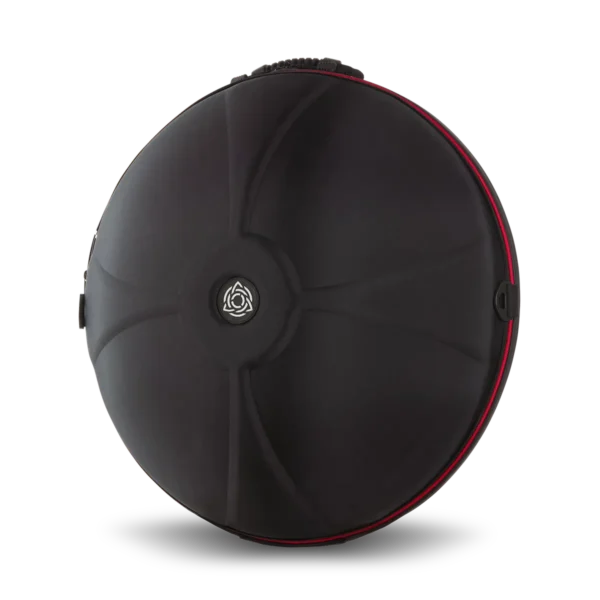 Hardcase Technologies Evatek Handpan Tasche Vorderseite / Seitenansicht schwarz