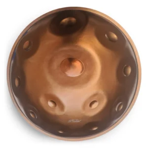 Noblet E-Kurd Minor Mutant (Bottom-Notes) Edelstahl Handpan Oberseite