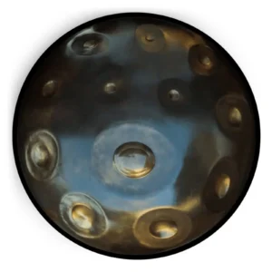 Yishama F3-Integral (Bottom-Notes) Edelstahl Handpan Oberseite