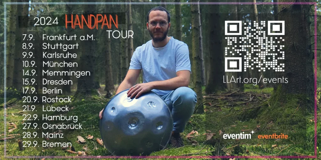 Louis L. Handpan Tour 2024 - Flyer