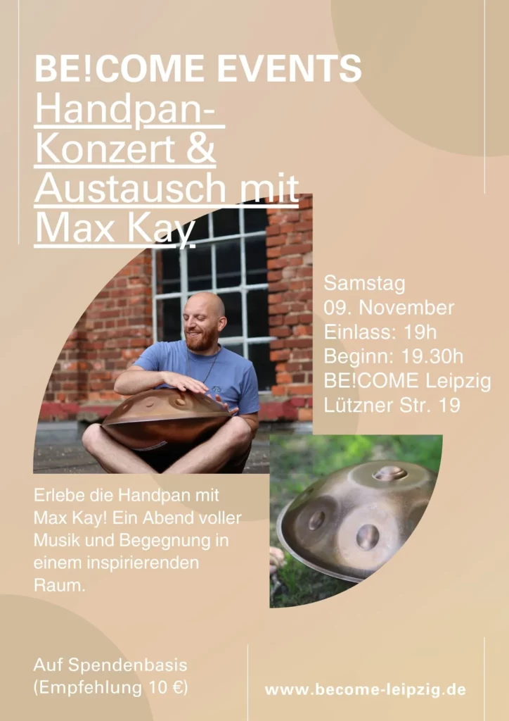 Become Events Max Kay Handpan Konzert